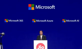 Jio与微软强强联合，以云端软件服务驱动印度数字化转型